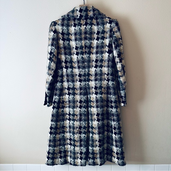 Jaeger London Vintage Tweed Wool Jacket Suit Set Sz 10 Cream Black Tan - Picture 8 of 16